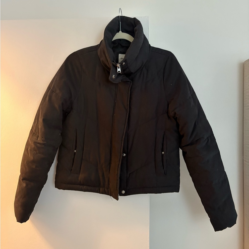 Abercrombie & Fitch Women's Dark Puffer Jacket